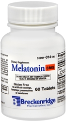 Breckenridge Melatonin 3 mg - 60 Tablets 