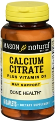 Calcium Citrate with Vitamin D3, 60 Caplets 