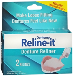 D.O.C. Reline-It Advanced Denture Reliner Kit 