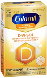 Enfamil D-Vi-Sol Vitamin D Supplement Drops for Infants 50 mL Dropper bottle 