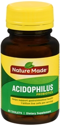Nature Made Acidophilus Probiotics, 60 Count 