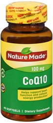 Nature Made CoQ10 (Coenzyme Q 10) 100 mg. Softgels 40 Ct 