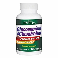 21st Century Glucosamine and Chondroitin Plus Tablets, 120 Count 