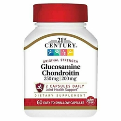 21st Century Glucosamine Chondroitin 250/200mg - Original Strength, 60 Count 