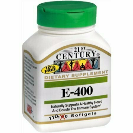 21St Century Vitamin E - 400 Iu Softgels - 110 Ea 