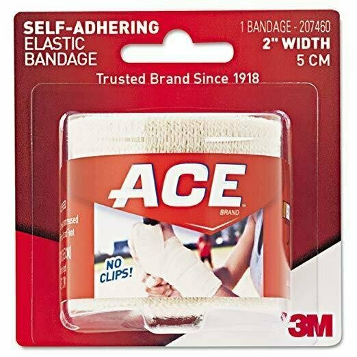 Ace Elastic Bandage, Self-Adhering, 2 Inch Width 