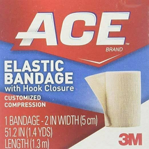 ACE Elastic Bandage with Hook Closure, 3 Inches Width 