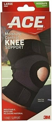ACE Moisture Control Knee Support, Large 