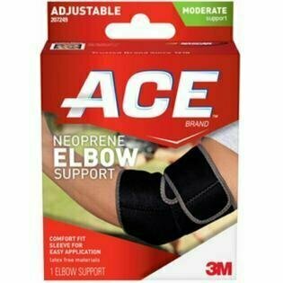 Ace Neoprene Elbow Support, Moderate Support - One Size Fits All 