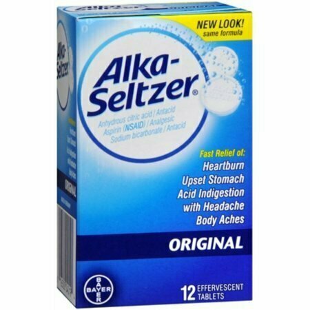 Alka-Seltzer Effervescent Tablets Original 12 each 