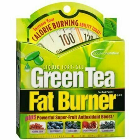 Applied Nutrition Green Tea Fat Burner Liquid Soft-Gels 30 Soft Gels 