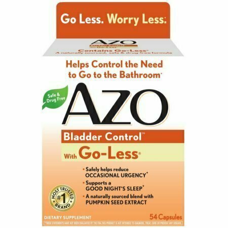 AZO Bladder Control with Go-Less Capsules 54 each 
