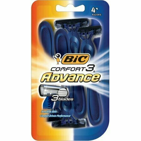 Bic Comfort 3 Advance Shaver, Disposable 4 each 