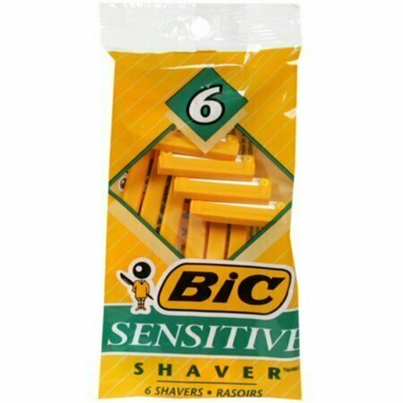 Bic Shavers Sensitive 6 Each 