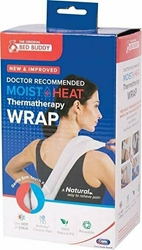 Carex Bed Buddy Hot/Cold Wrap, Hot and Cold Therapy Wrap with Rope Handles, Natural Grain Filling, for Treating Sore Muscles and Joints 
