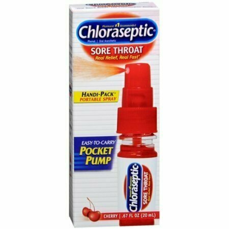 Chloraseptic Sore Throat Spray Pocket Pump Cherry 0.67 oz 