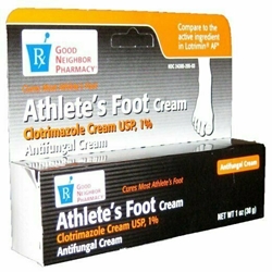 Clotrimazole Antifungal Cream 1% Cures Most Athletes Foot 