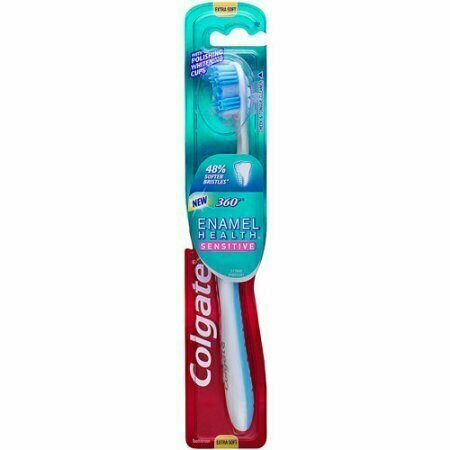 Colgate 360 Enamel Health Sensitive Toothbrush, Extra Soft - 1 Each 