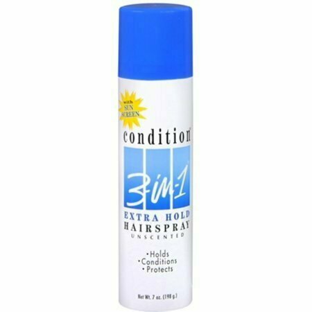 CONDITION 3-In-1 Hairspray Aerosol Extra Hold Unscented 7 oz 