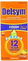 Delsym Childrens Cough Suppressant, Orange, 5 Ounce 