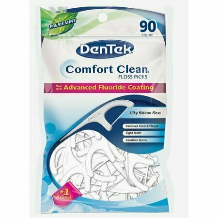 DenTek Comfort Clean Silk Floss Picks 90 Each 
