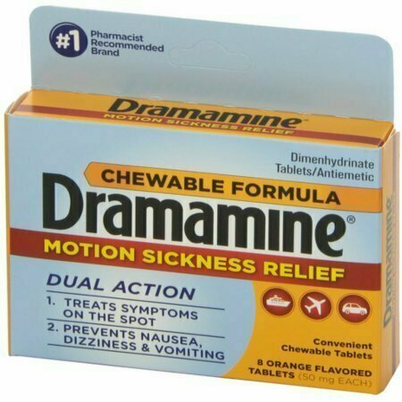 Dramamine Motion Sickness Relief Chewable Tablets 8 each 