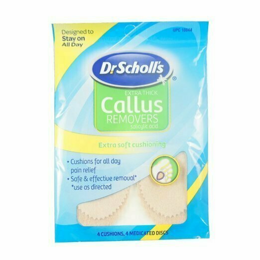 Dr. Scholls Callus Removers Extra Thick Soft Cushions 4 Each 