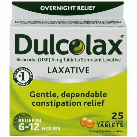 Dulcolax Laxative 25 Tablets 
