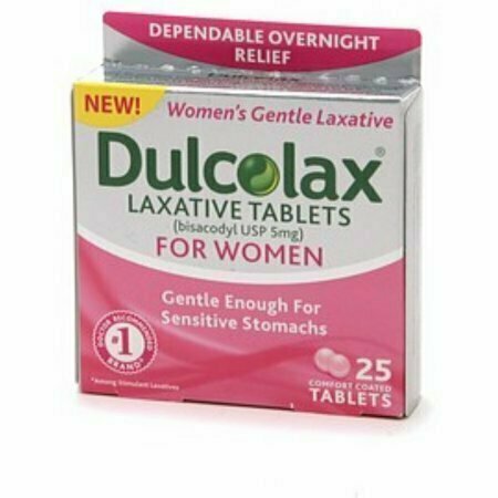 Dulcolax Laxative Comfort Coated Tablets for Women 25 Tablets 