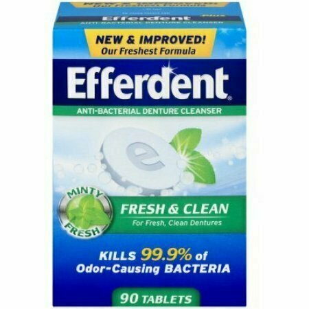 Efferdent Plus Mint Denture Cleanser Tablets 90 each 