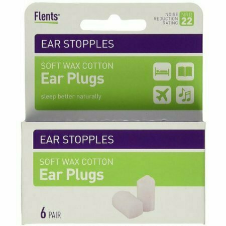 Flents Ear Stopples Wax-Cotton Ear Plugs 