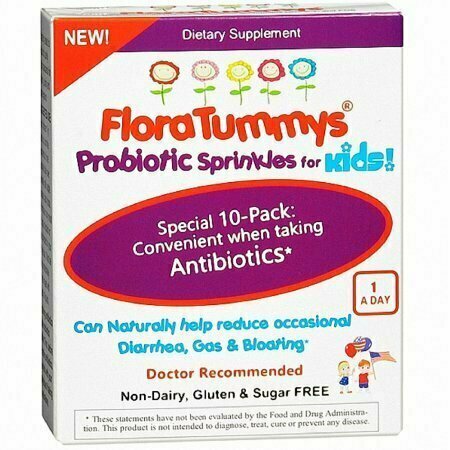 FloraTummys Probiotic Sprinkle Packets for Kids 10 each 