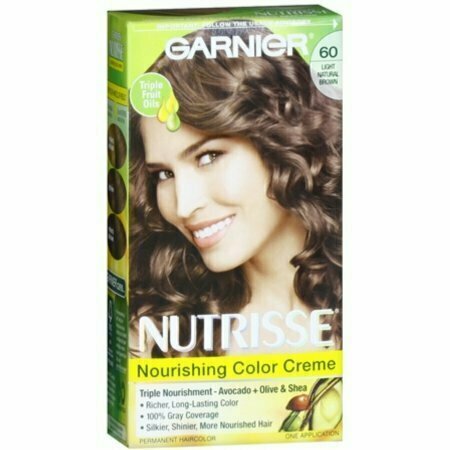 Garnier Nutrisse Haircolor - 60 Acorn (Light Natural Brown) 1 Each 