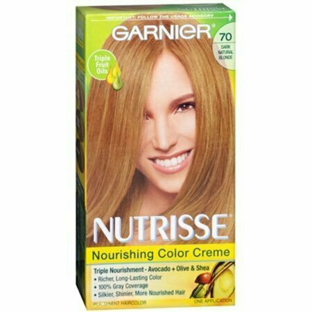 Garnier Nutrisse Haircolor - 70 Almond Creme (Dark Natural Blonde) 1 Each 
