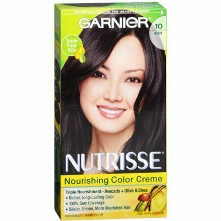 Garnier Nutrisse Haircolor Creme, Black [10] 1 each 