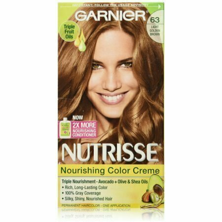 Garnier Nutrisse Haircolor Creme, Light Golden Brown [63] 1 each 