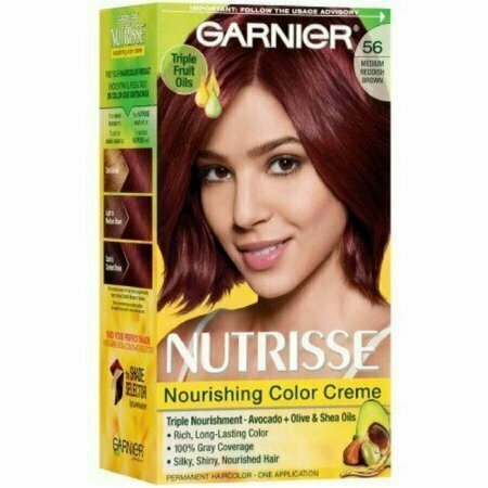 Garnier Nutrisse Nourishing Color Creme, 56 Medium Reddish Brown 1 each 