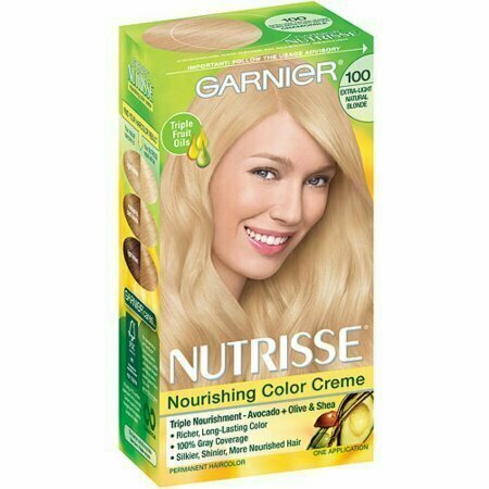 Garnier Nutrisse Nourishing Color Creme, Extra-Light Natural Blonde [100] 1 each 