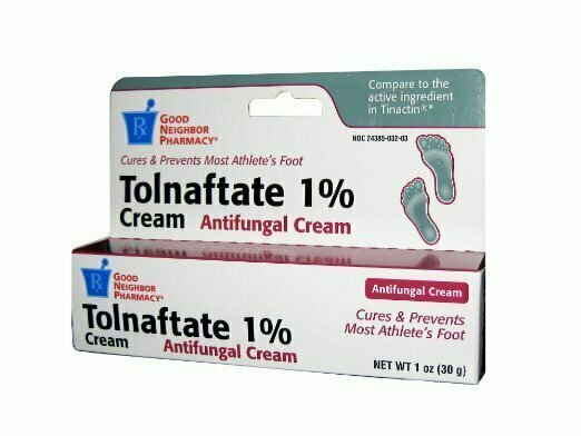 GNP Tolnaftate Cream 1% Cures & Prevents Most Athletes Foot 