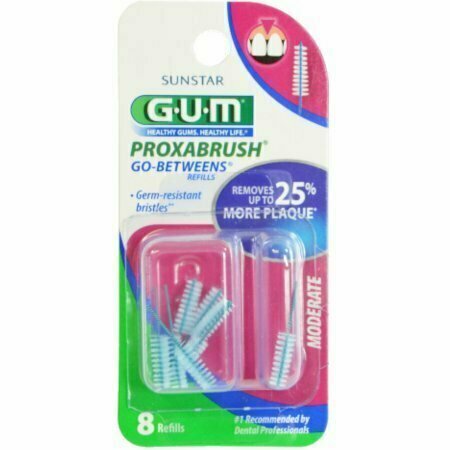GUM Go-Betweens Proxabrush Refills Moderate [612] 8 Each 