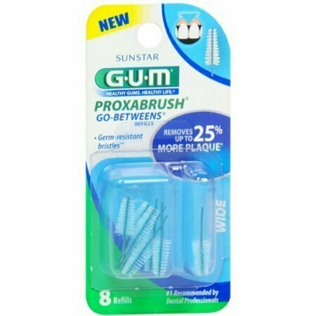 GUM Go-Betweens Proxabrush Refills Wide [614] 8 Each 
