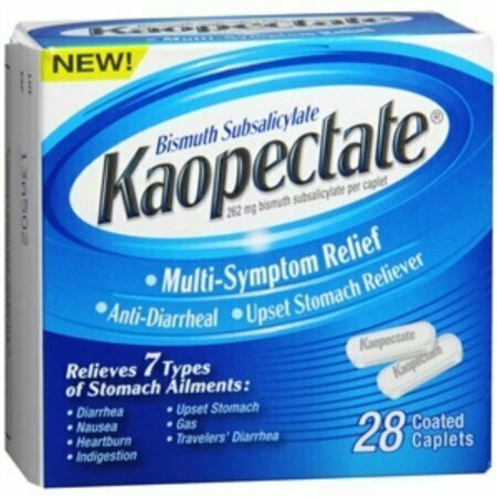 Kaopectate Multi-Symptom Relief Coated Caplets 28 Caps 
