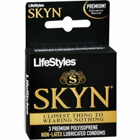 LifeStyles SKYN Condoms Lubricated Non-Latex 3 Each 