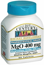 MAGNESIUM OXIDE 400MG TABLET 90CT 