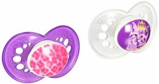 Mam Animal Silicone Orthodontic Pacifiers- 6+M-Asst Patterns 