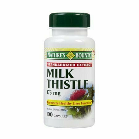 Milk Thistle 175 Mg Standardized Extract Capsules By Natures Bounty - 100 Each 