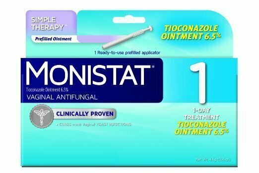 Monistat Vaginal Antifungal Medication 1- day, 0.16-Ounce Prefilled Applicator 