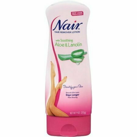 Nair Hair Remover Lotion For Legs & Body Aloe & Lanolin 9 oz 