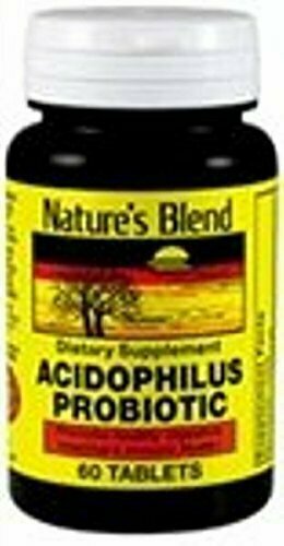 Natures Blend Acidophilus Probiotic 60 Tablets 