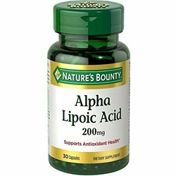 Natures Bounty Alpha Lipoic Acid 200 mg 30 Capsules 